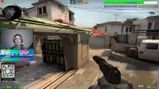 4x1 Clutch competitivo mapa Mirage CSGO pistola