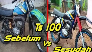 REVIEW SUZUKI TS 100 YG BARU DI RESTORASI