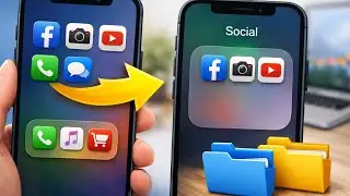 How To Create Folders On Phone- CREATE APP FOLDERS