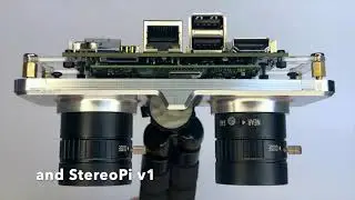 StereoPi HQ housing, 6mm and 16mm lenses