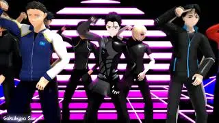 「MMD Best of Me BTS」♡KPOP♡【MMD YURI ON ICE】『Gakubypo San』