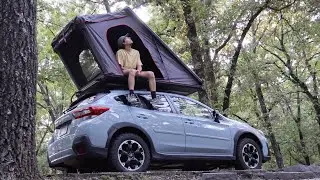Simple Rooftop Tent Setup | Subaru Crosstrek Camping Edition