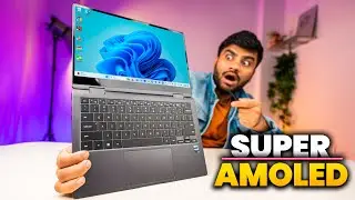 CRAZY Laptop with Foldable Super AMOLED Display😍 - S✍🏻 | Best Windows Ecosystem 😱