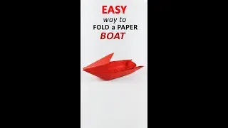 Origami | How to Make a Paper Boat | Easy Origami Boat #shorts