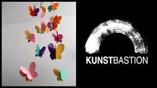 DIY - Ein Schmetterling Mobile basteln