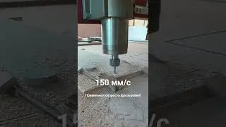 Скорость фрезеровки на ЧПУ фрезере