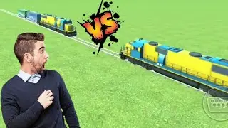 Train vs Winding Road Collision Simulation | BeamNG.drive