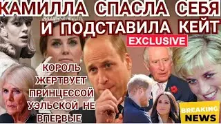 КОРОЛЕВА КАМИЛЛА ПОДСТАВИЛА КЕЙТ_ ТИТУЛ ПРИНЦЕССЫ УЭЛЬСКОЙ К СЛЕЗАМ_ ПРИНЦ ГАРРИ ЗАПУГАН ОТЦОМ