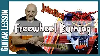Judas Priest - Freewheel Burning - In Depth Guitar Lesson With Tablature.