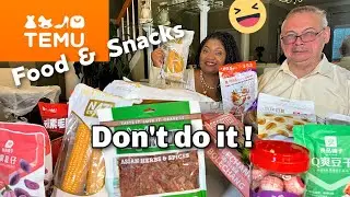 Temu sells SNACKS & FOOD! Crazy $100 Haul & Taste Test  #temuhaul #temufinds #snackhaul #tastetest