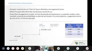 Capacitação em Concessões e PPPs Noções básicas de finanças e modelagem econômico financeira