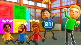 Wii party U - Battle of Minigames ( Master Difficulty )Lakitu vs Leonel vs Matt vs Paula vs Iron Man