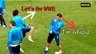 Comedy moments in training, Ronaldo Marcelo,zidane, bale, messi, Suarez, neymar.