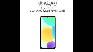 All Latest Infinix Mobile prices in Pakistan on 9/2/23 