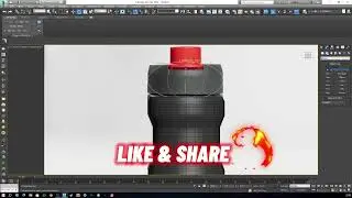 How to create bottle Using Cross Section in 3ds max | #3dsmax #rendering #lighting #animation