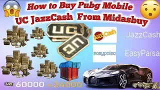 How to Buy uc with Jazzcash 2023 Midasbuy UC Purchase Easypaisa - JazzCash 2023