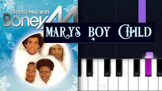 Boney M - Mary's Boy Child  | Christmas Piano Tutorial