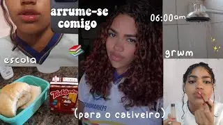 rotina escolar 📚 | arrume-se comigo para o (cativeiro) escola