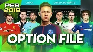 PES 2018 | COMO INSTALAR OPTION FILE COMPLETA