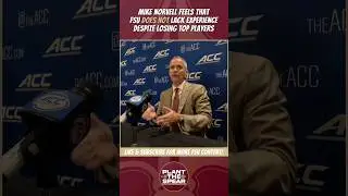 Norvell on the misconception that #FSU isn't an experienced team despite losing top producers #noles