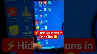 Hide Computer All Icons in just one Tap 