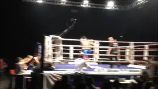 Yazid boussaha vs Fauveau, EXPLOSION FIGHT NIGHT VOL.5 - K-1,  3 X 3 min, 7 avril 2012 .wmv