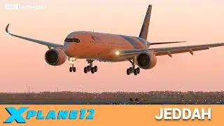 JEDDAH A350 Landing X Plane 12