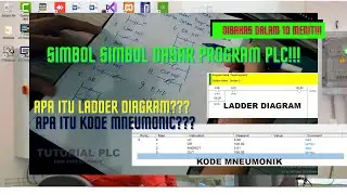 SIMBOL SIMBOL DASAR PROGRAM PLC || PLC LADDER DIAGRAM PROGRAMMING || BASIC KODE MNEMONIC PLC