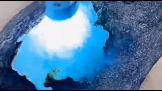 極品天空藍翡翠原石 #搞笑#shorts#賭石