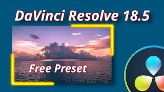 Transform Your Pictures with a FREE Glowing Animated Border Preset in DaVinci Resolve 18.5!