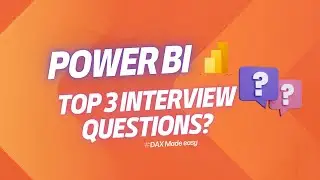 Mastering DAX in Power BI: Essential Interview Questions and Answers | DAX Interview Question
