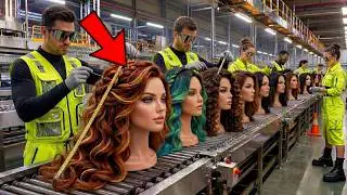 WIGS! You'll Never Believe Whose Hair That Was Before | How It's Made | MEGA Factories 💇