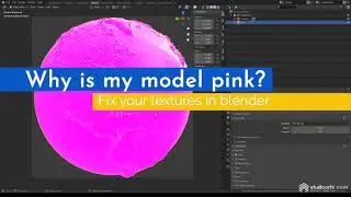 How to fix Pink model in Blender