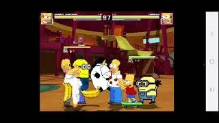 Mugen: Homer Simpson & Dave Vs Homero & Dave (Mysteriousity)
