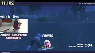 FORTNITE LIVE ITA SOLO GOD PLAYER + SERVER A PREMIO 2000 V BUCK E  PROVINI