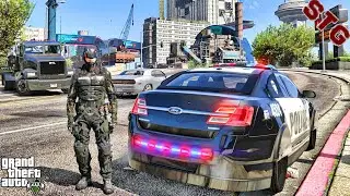 CYBERPUNK 2077 PATROL!!!| #93 (GTA 5 REAL LIFE PC POLICE MOD)