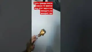суть тренда снять какую-то фигню под этот звук и зайти на аккаунт через час 