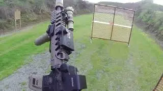 Astra STG-4 .223 training Shoulder Transition and Barricade Maneuvers