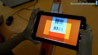 How to scan barcode label using android device