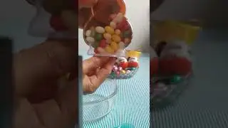 ASMR 🌈 sweet candy 🍬🍭 kinder joy #shorts #satisfying #asmr