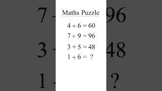 simple & tricky maths puzzle-20 