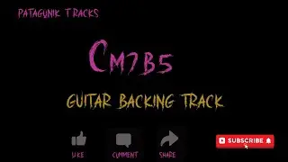 Guitar Backing Track Cm7b5  - C minor half-diminished  - VAMP