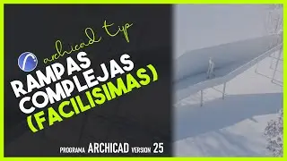 Cómo hacer RAMPAS en ArchiCAD! ► 1 TIP (que cambia todo)