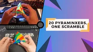 20 Pyraminxers, One Scramble (Pyraminxers EPISODE 2)
