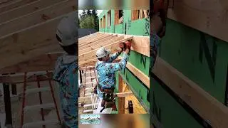 Porch Roof Framing #framingcontractor #buildingconstruction #framinglife