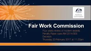 4 yearly review of modern awards – Penalty rates decision issued