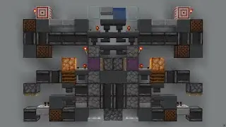 Double Stacked 1 Wide 2x Speed Shulker Box Filterloader | Minecraft