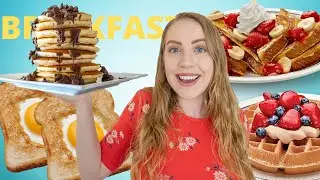 ALL DAY BREAKFAST EXTRAVAGANZA CHEAT DAY! | PANCAKES, PASTRY & COFFEE, BELGIAN WAFFLE + MORE!