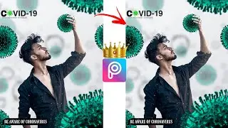 #nayanphtography 😫covid-19 photo editing with picsart tutorial. Vijay mehar photo editing.