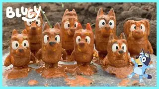 Bluey and Family Covered in Mud! Can You Help Us Clean Them?